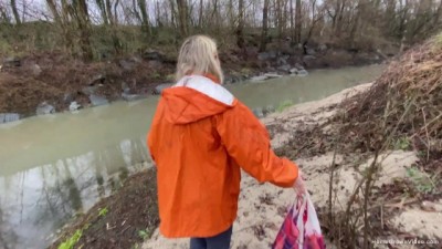 Outdoor Sex Adventure: Busty Blonde Rocks Her Husband's World