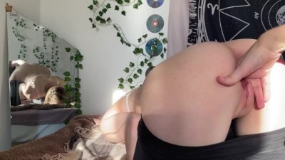 Intense Finger Fun: Moaning After Workout Magic