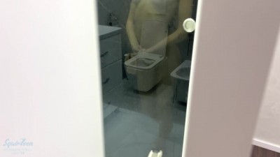 Wild Shower Squirting with Dildo Action