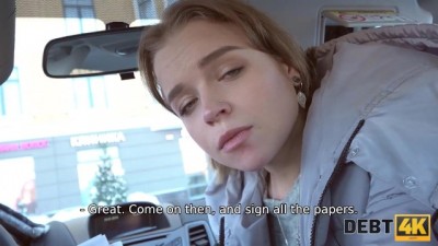 Curvy Nymph Fucks for Cash: Quickie with Moneylender!