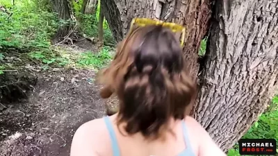 Steamy Forest Encounter: Cum in My Panties - POV Fantasy