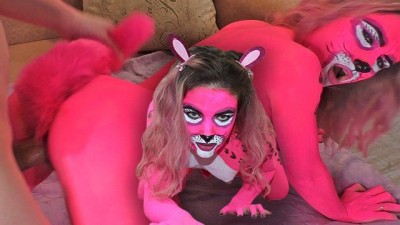 Lover xvideos huge tits Passionate Fuck Pink Panther after the Costume Party