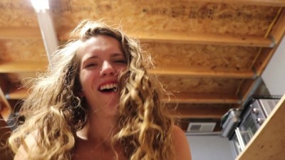 Bouncing Boobs Cowgirl, Reverse, Begs Creampie