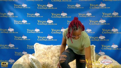 Vegas Virgin: Naughty POV Casting with Wild Bondage & Throat Action