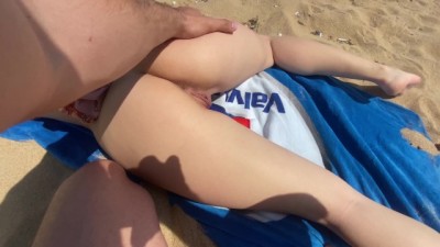Steamy Outdoor Massage Leads to Intense Orgasm on the Beach