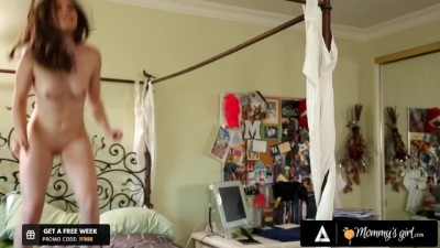 Steamy Passion: 18yo Seductress Gets Down with Her Busty Stepmom
