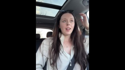 Steamy Winter Drive Thru with My Naughty Vibrator!