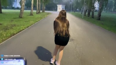 Intense Public Pleasure: Explosive Park Adventure with Remote Vibrator